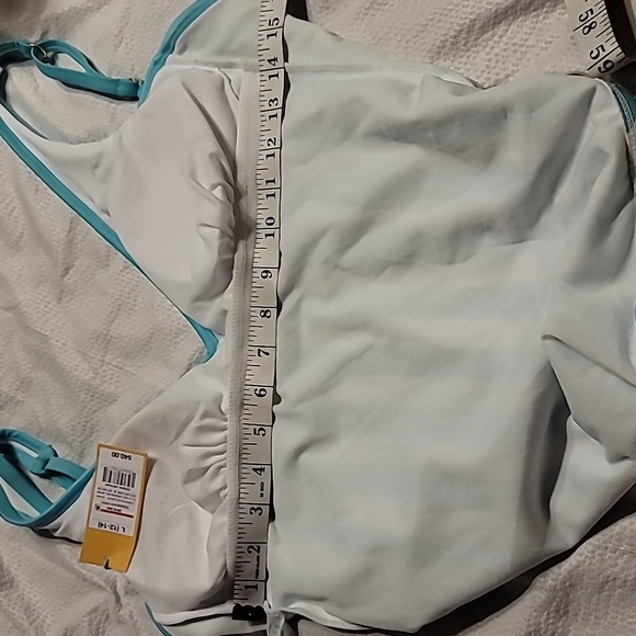 NWT TUMMY SLIMMING STRIPE PADDED AWARD WINNING SWIM BATHING SUIT - Picture 11 of 11